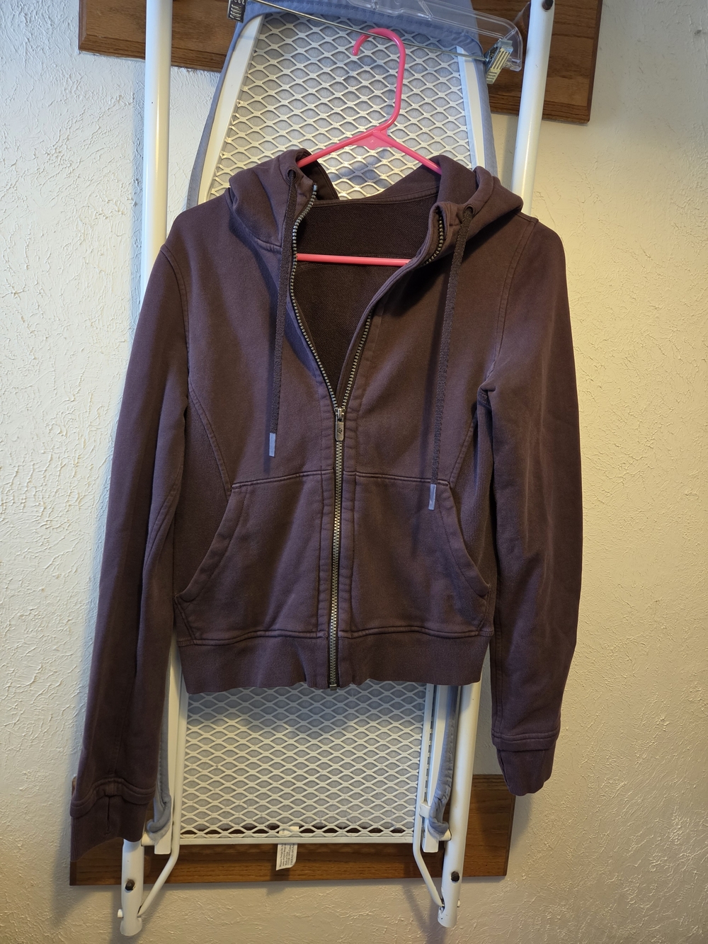 lululemon athletica Plum Zip-Up Hooded Bomber Jacket